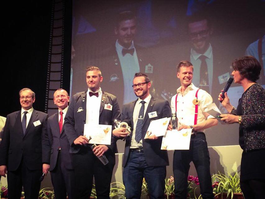 Finske Markus Sillanpää (2. fra højre) tog sejren i den prestigefyldte konkurrence. Danske Matias Svensson (3. fra højre) vandt en velfortjent 3. plads.