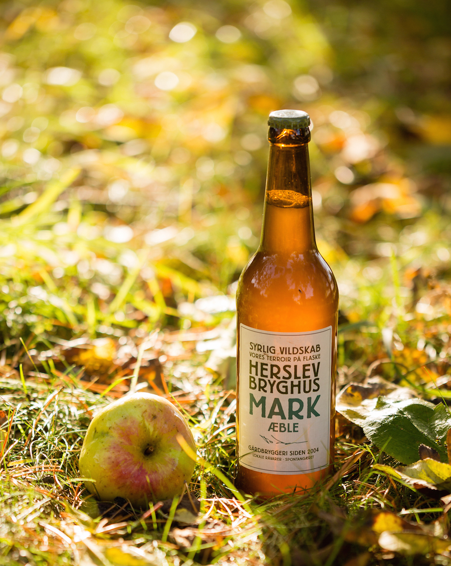 Mark Hø med æble er min favorit - frisk og spændstig syre og komplekse gæraromaer. Foto: Herslev Bryghus. 