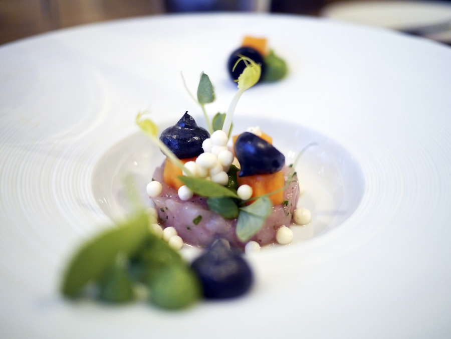 Another great dish with smoked rabbit tartar.